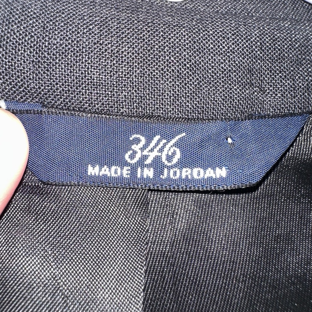 Brooks Brothers 346 Stretch 43R Black Wool Blend Button Blazer Sport Coat Jacket - Picture 4 of 11